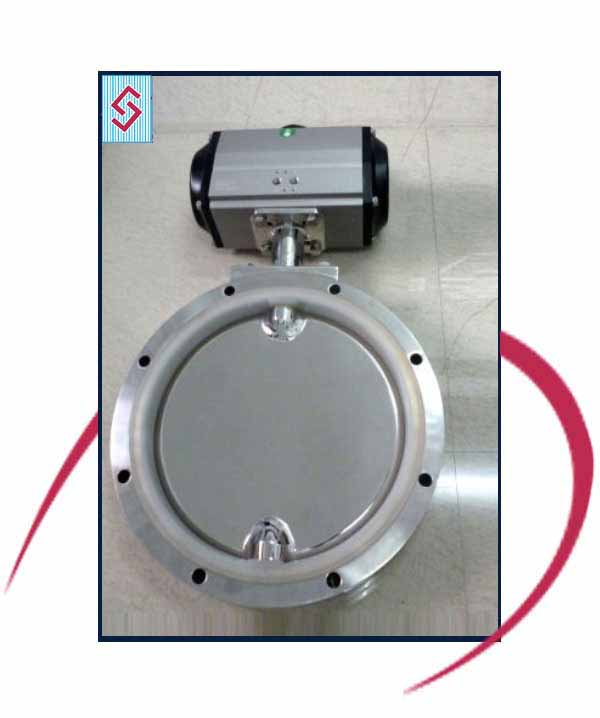 SS Dairy Sandwich Butterfly Valve